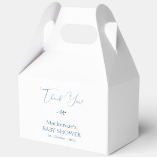 Moderne Elegante Minimalistische Babyparty Geschenkschachtel