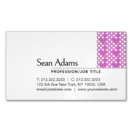 Moderne Elegante Minimalistische Berufliche Indivi Magnetische Visitenkarte