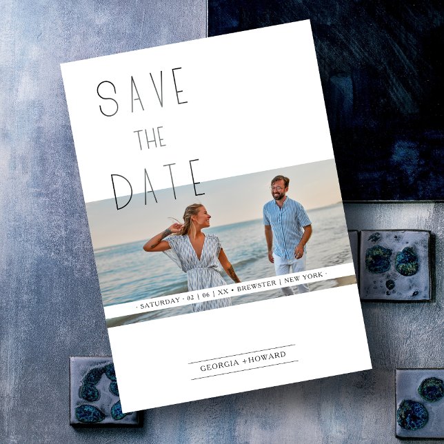 Moderne elegante Minimalistische Foto-Hochzeit (Von Creator hochgeladen)