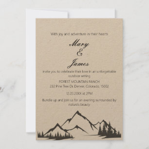 Moderne elegante Minimalistische Hochzeit Einladung