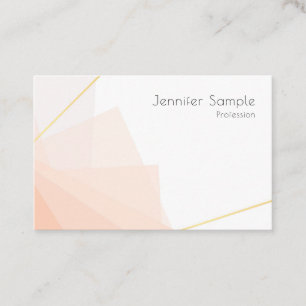 Moderne elegante minimalistische professionelle Vo Visitenkarte