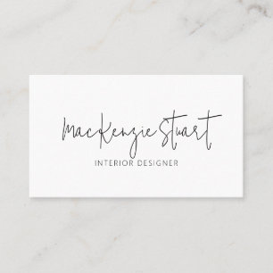 Moderne, elegante Minimalistische QR-Code-Vorlagen Visitenkarte