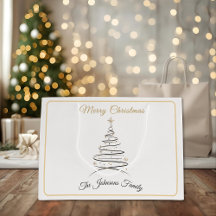 Moderne elegante minimalistische Weihnachtsbaum