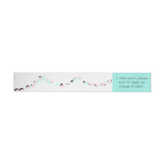 Moderne elegante Minze und vintage Rosa