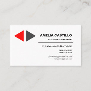 Moderne Elegante Moderne Moderne Minimalistisch Visitenkarte