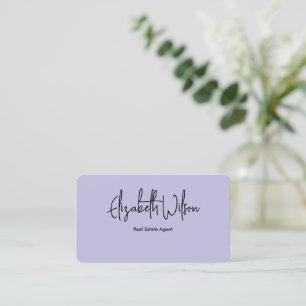 Moderne elegante monogrammierte Makler-QR-Code Visitenkarte
