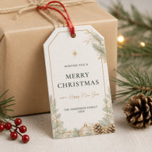 Moderne elegante neutrale Weihnachten