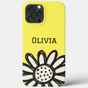 Moderne elegante niedliche Mädchen-Gänseblume Case-Mate iPhone Hülle