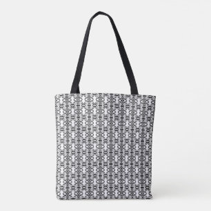 Moderne elegante ovale Schwarz-Weiß-Muster