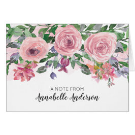 Moderne, elegante Pastel Rosa Blütenfarbe Wasserfa