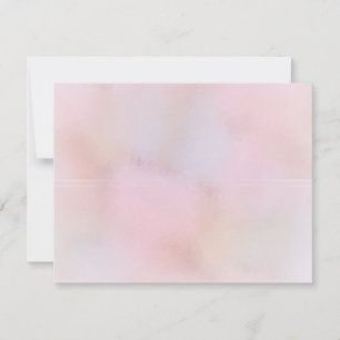 Moderne elegante Pastellfarben - Blankovorlage Mitteilungskarte