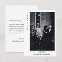 Moderne, elegante Personalisiert Message Foto Hoch