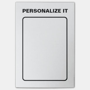 Moderne Elegante Personalisiert Versatile Post-it Klebezettel