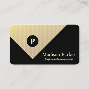 Moderne Elegante Professionelle Gold Visitenkarte