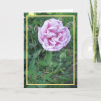 Moderne elegante rosa Lila Rose Goldener Rahmen