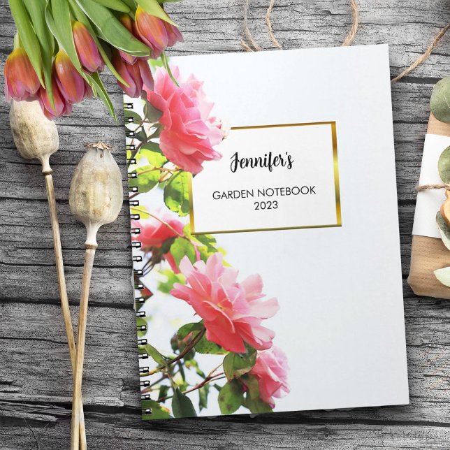 Moderne, elegante Rosa Rosen persönlich Notizblock (Von Creator hochgeladen)