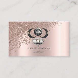 Moderne Elegante Rose Visitenkarte