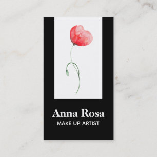 *~* moderne elegante rote mit visitenkarte