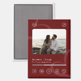 Moderne Elegante Schicke Musik-Player-Foto Valenti Magnet