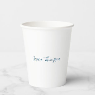 Moderne Elegante Schlicht Einfache Berufliche Beze Pappbecher