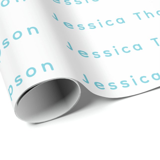 Moderne Elegante Schlichte Einfache Professionelle Geschenkpapier (Rolleneckpunkt)
