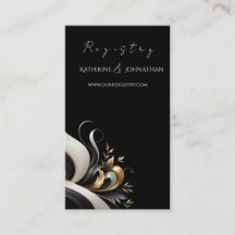 Moderne Elegante Schwarz und Gold