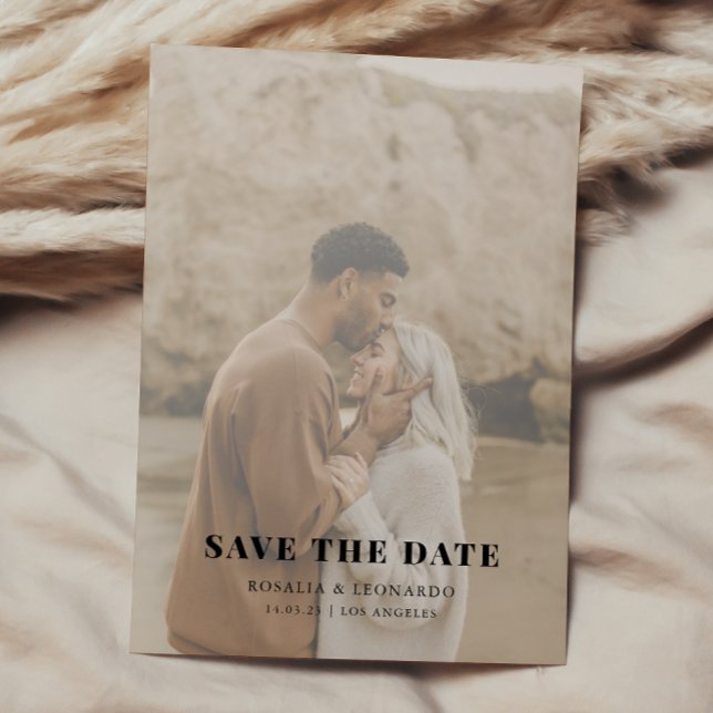 Moderne elegante Schwarz-Weiß-Hochzeit Einladung (Von Creator hochgeladen)