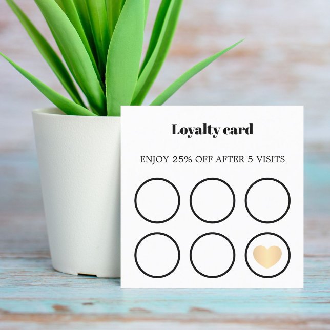 Moderne Elegante Schwarz-weiße kühne Imitate Golde Quadratische Visitenkarte (Von Creator hochgeladen)