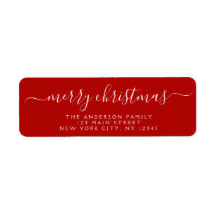 Moderne, elegante Script Typografie Frohe Weihnach