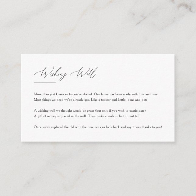 Moderne Elegante Seven Lugano Begleitkarte (Vorderseite)