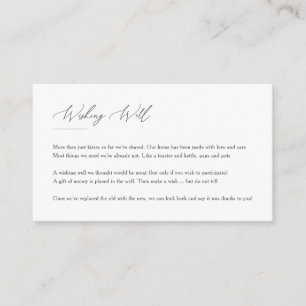 Moderne Elegante Seven Lugano Begleitkarte