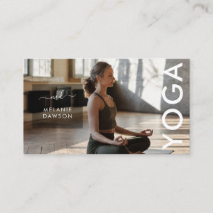 Moderne Elegante Signatur Mit Monogramm Visitenkarte