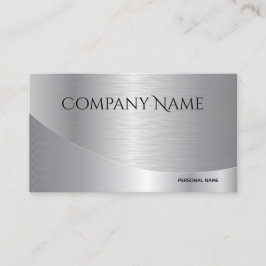 Moderne elegante Silver Corporate Business Card Visitenkarte