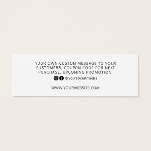 Moderne, elegante Skriptbestellung Vielen Dank, da