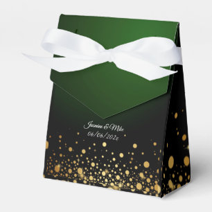 Moderne elegante Smaragdgrün-Gaumenkästen Geschenkschachtel