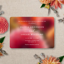 Moderne elegante Sommer- und Herbst-Hochzeit mit f