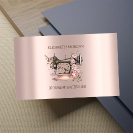 Moderne elegante, stilvolle Diamanten Nähmaschine Visitenkarte