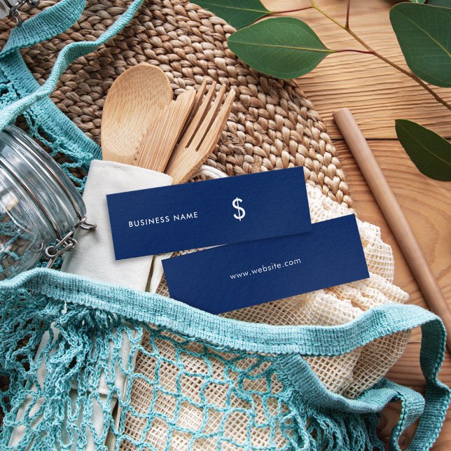 Moderne elegante, stilvolle, einfache, blaue Preis (Von Creator hochgeladen)