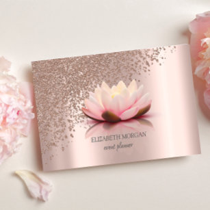 Moderne Elegante Stilvolle Rose Visitenkarte