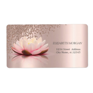 Moderne elegante stilvolle Rosen-Gold-Diamanten-Lo