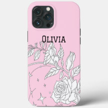 Moderne elegante süße girly einfache Floralien