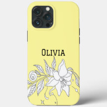 Moderne elegante süße girly einfache Floralien