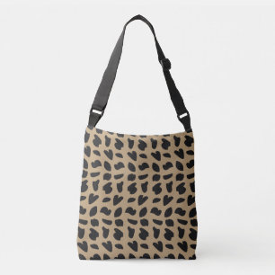 Moderne elegante trendige Leopardenmuster Leopard Tragetaschen Mit Langen Trägern