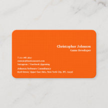 Moderne elegante, trendige Orangenplätze Premium S