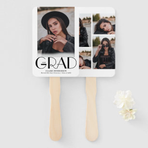 Moderne elegante Überlagerung Foto-Collage Abschlu Fächer