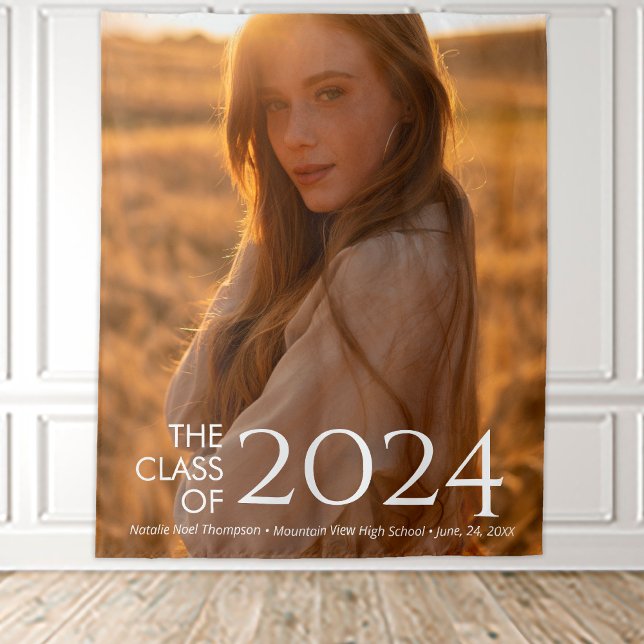 Moderne Elegante Uni oder High School Abschluss Wandteppich (Von Creator hochgeladen)