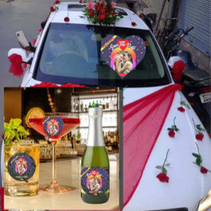 Moderne elegante VIP-Aufkleber für kundenspezifisc Herz-Aufkleber