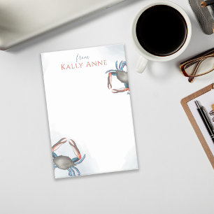 Moderne Elegante Wasserfarben Minimalistisch Post-it Klebezettel