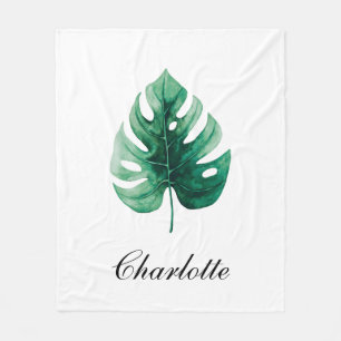 Moderne Elegante Watercolor Fleecedecke
