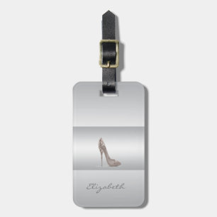 Moderne Elegante Weibliche,  Absatzschuh Gepäckanhänger